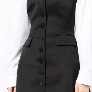 KIMHEKIM BLACK EMMA MINI DRESS-Small